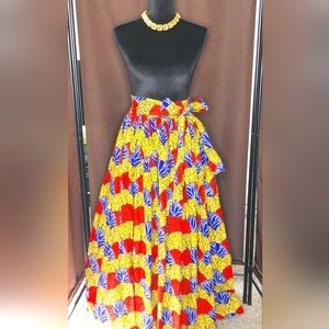 Africa Print Advance Apparels Free Size Skirt